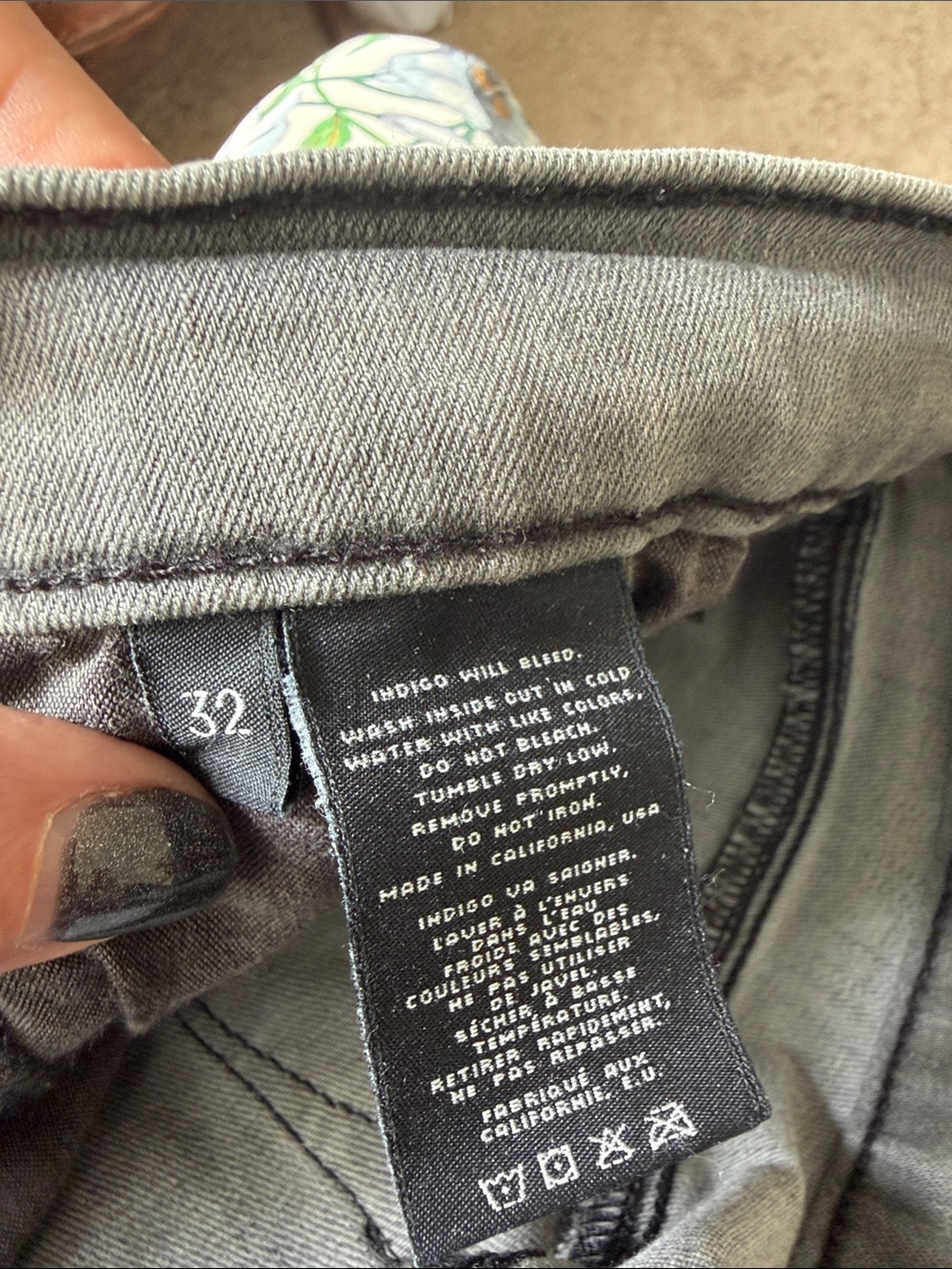 J Brand Gray Skinny Jeans - Picture 4 of 5